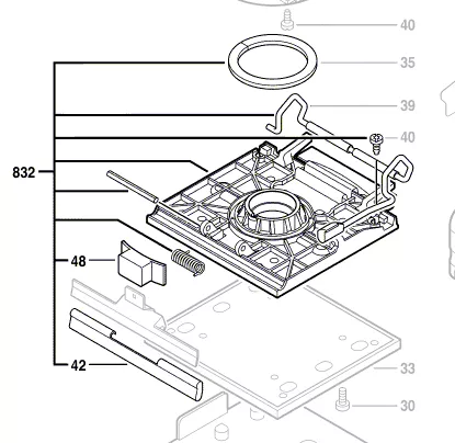 Embase ponceuse vibrante GSS 140 A BOSCH